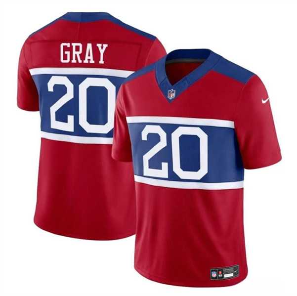 Men & Women & Youth New York Giants #20 Eric Gray Century Red Alternate Vapor F.U.S.E. Limited Football Stitched Jersey